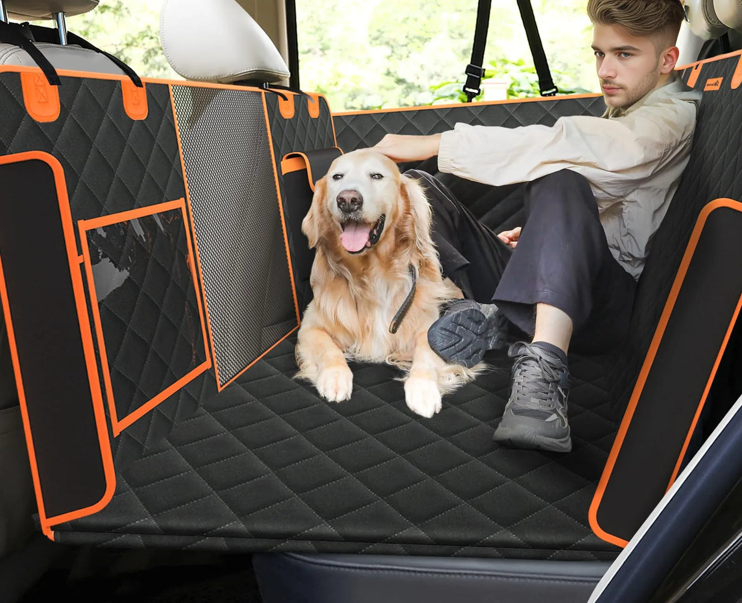 Smooth Ride Hard Bottom Pet Car Seat Cover