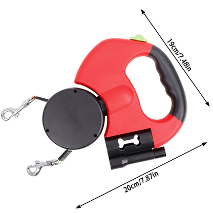 The Unchained Sniffer - Dual Retractable Leash