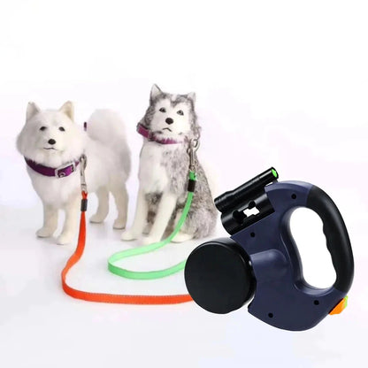 The Unchained Sniffer - Dual Retractable Leash