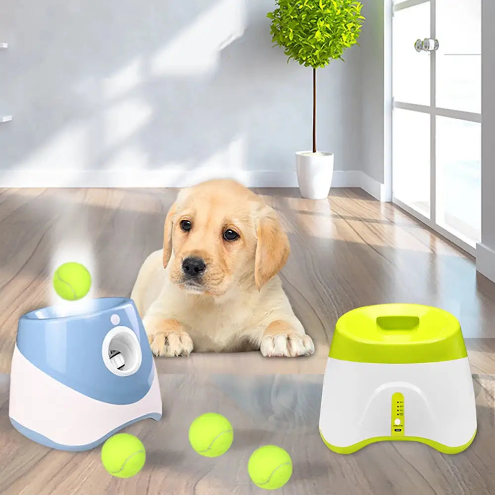 Pet Tennis Ball Launcher Automatic Thrower Toy for Dogs