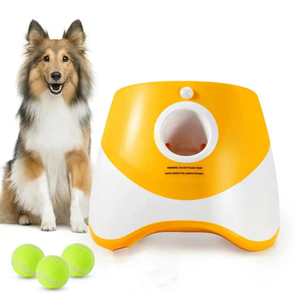 Pet Tennis Ball Launcher Automatic Thrower Toy for Dogs