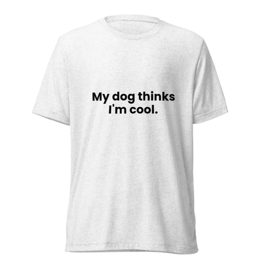 Pet Parent Unisex White Tri-Blend T-Shirt