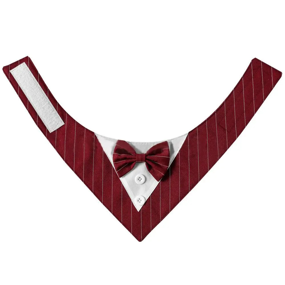 Pet Dog Tuxedo Wedding Suit Bow Tie