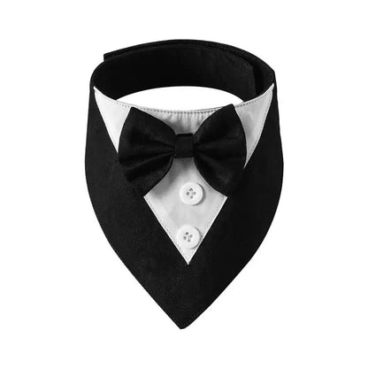 Pet Dog Tuxedo Wedding Suit Bow Tie