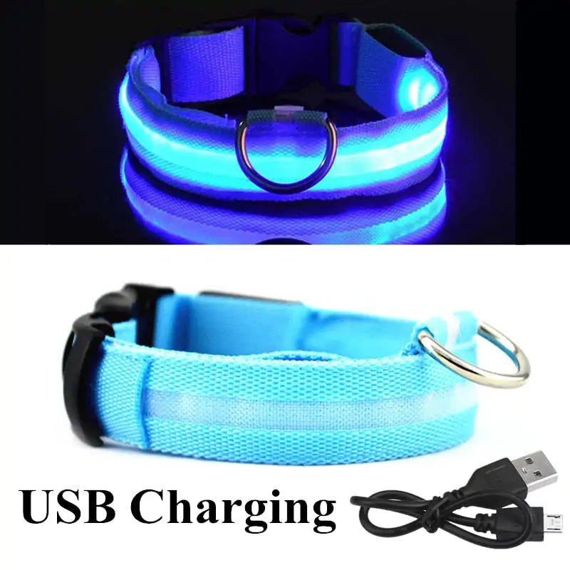 Glow in the Dark Pet Light Up LED Dog Collar