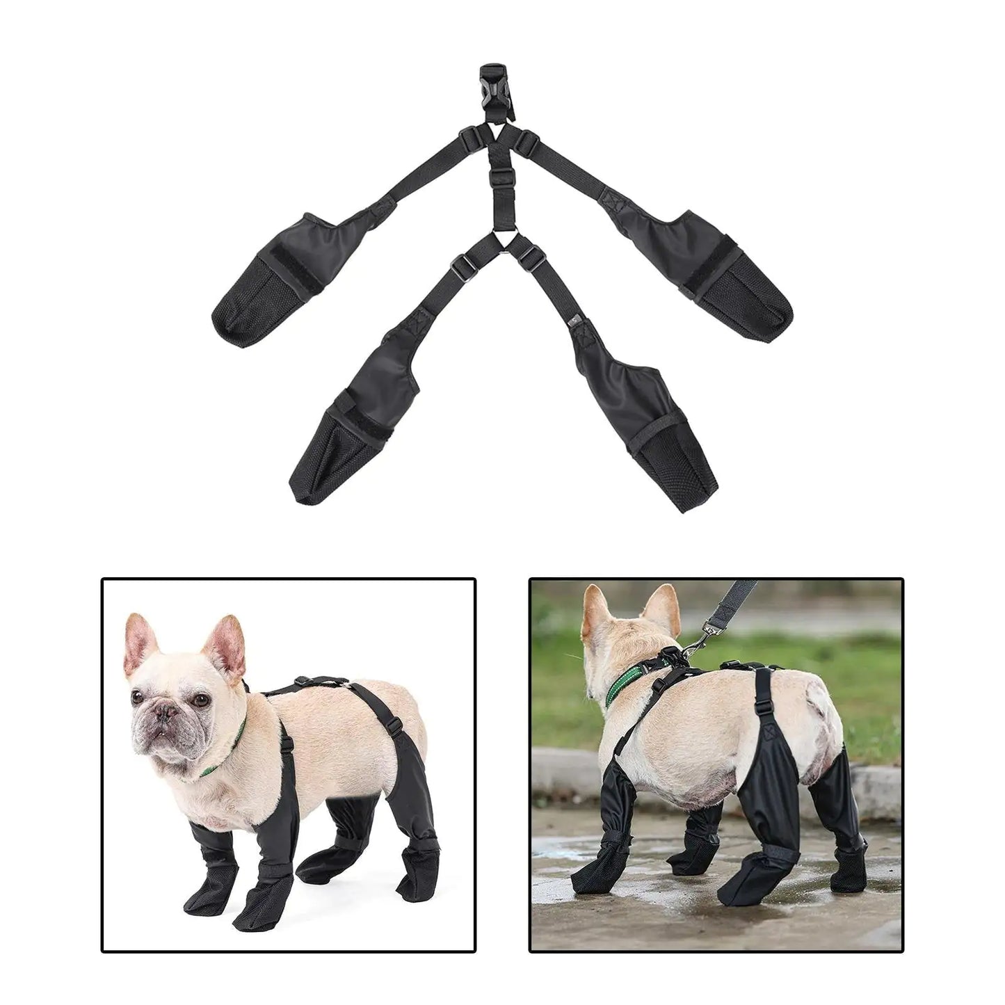 Dog Gaiters Waterproof Suspender Boot Pet Shoes