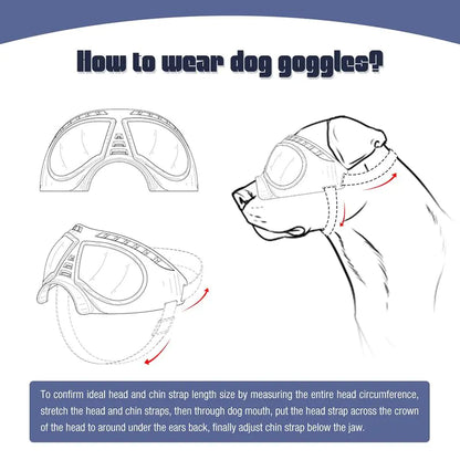 Doggo Breeze Busters Windproof UV Sunglasses Protective Goggles