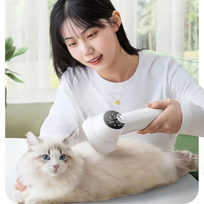 Smart Pet Grooming Hair Dryer Brush