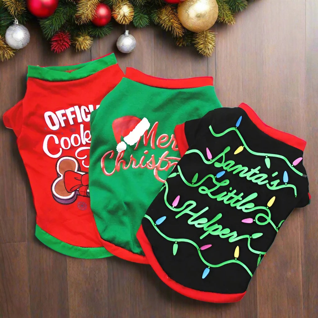 Festive Holiday Pet Christmas Sweater