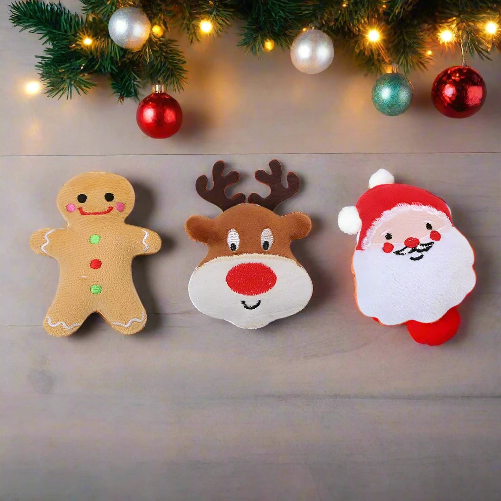 Holiday Festive Christmas Plush Pet Toy