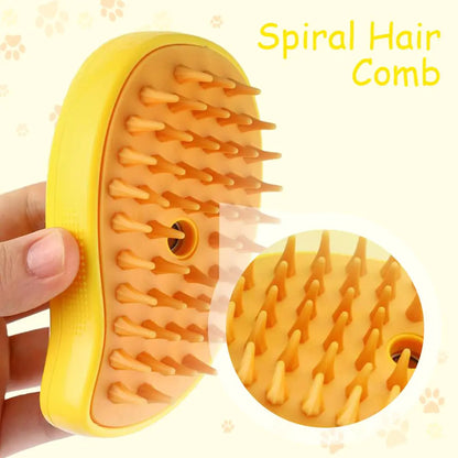 Rechargeable Pet Spa Steam Fur Brush