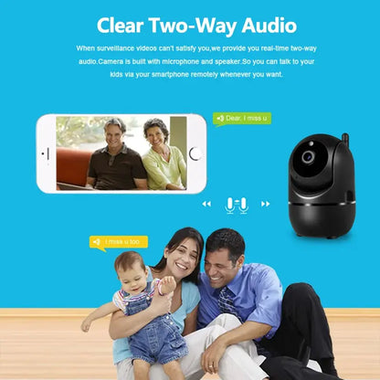 Pet Safety Security Camera Monitor with Two Way Audio