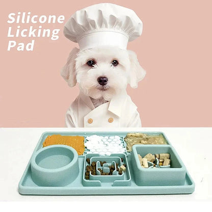 Silicone Pet Licking Snack Mat Slow Feeder