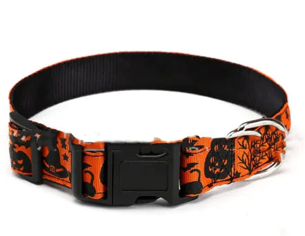 Halloween Pattern Pet Dog Collar