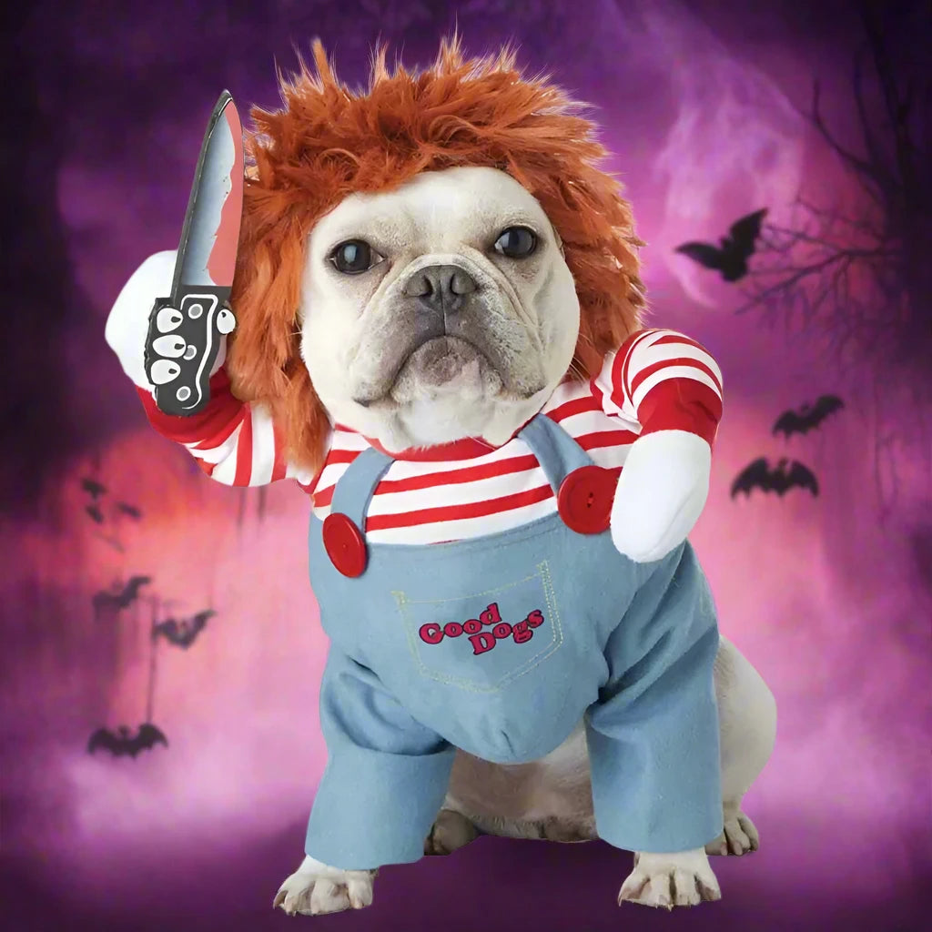 Chucky Doll Halloween Pet Costume for Dogs