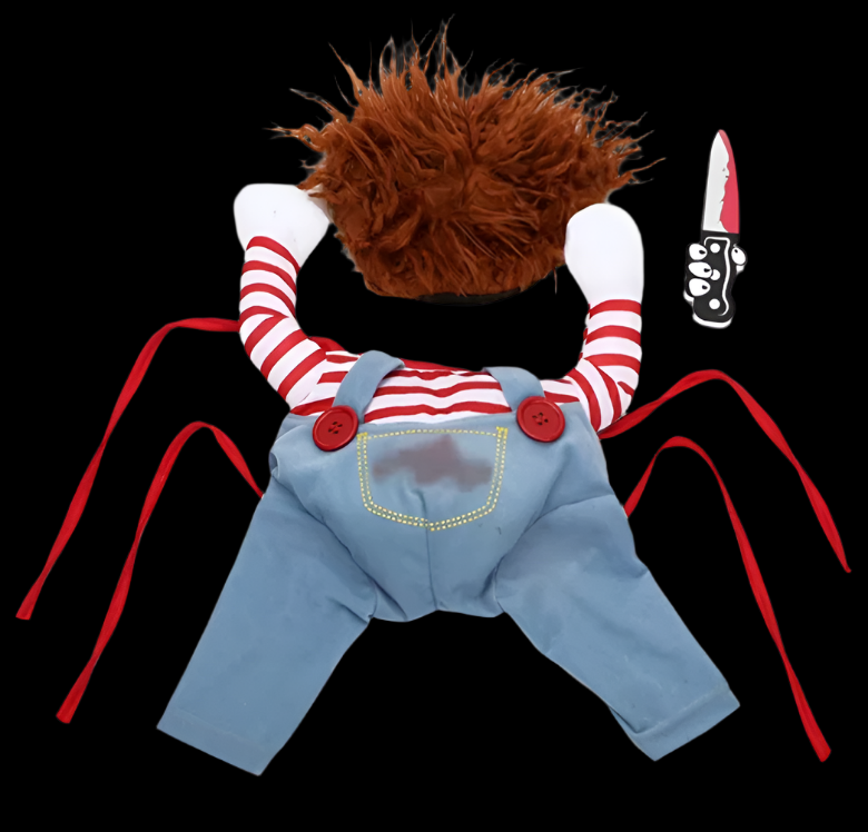 Chucky Doll Halloween Pet Costume for Dogs