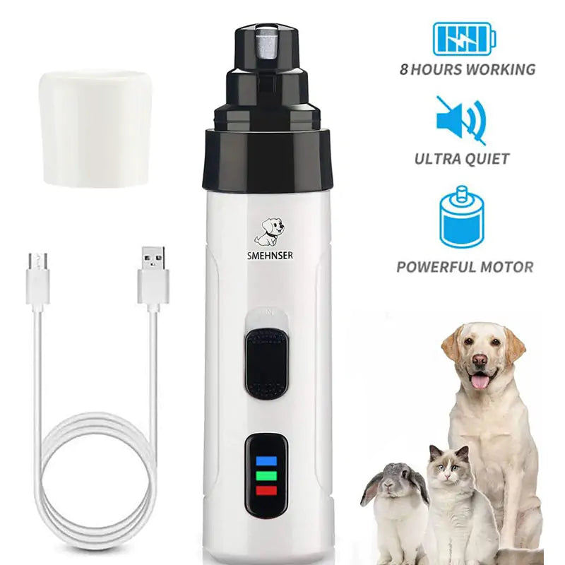 Electric Pet Nail Trimmer Grinder