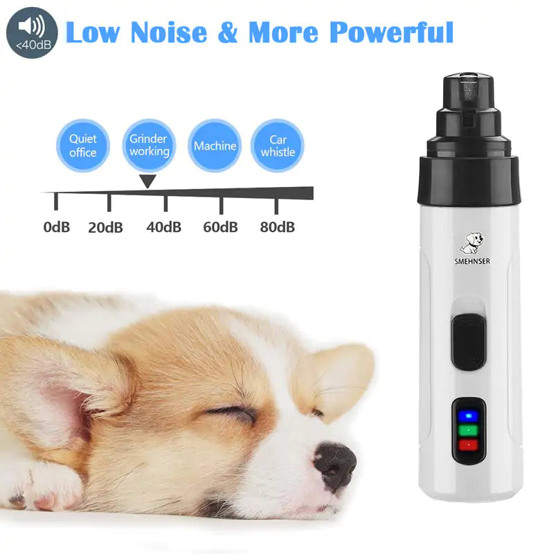 Electric Pet Nail Trimmer Grinder