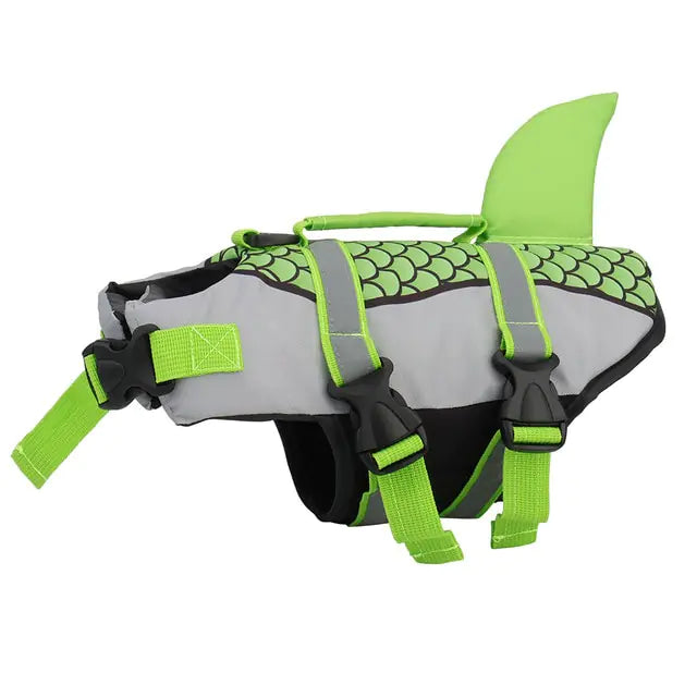 Dog Safety Life Jacket Shark Fin Swimming Vest