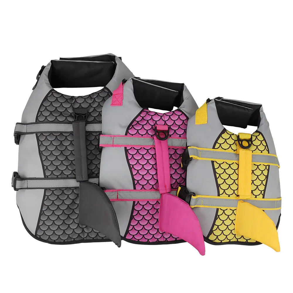 Dog Safety Life Jacket Shark Fin Swimming Vest