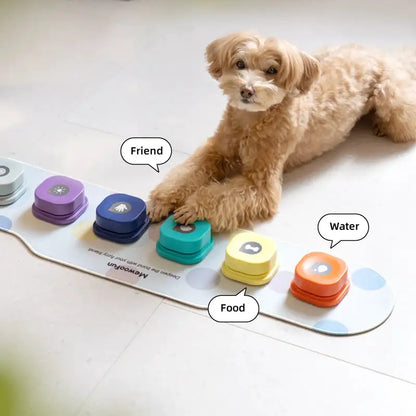 Chatty Canine Pet Speech Communication Button Toy