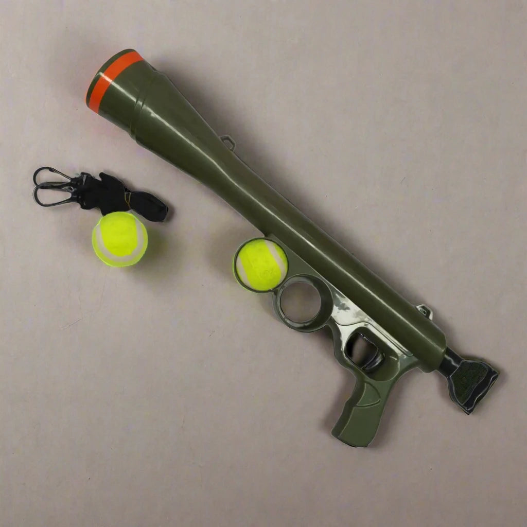 Pet Tennis Ball Cannon Launcher Ball Thrower