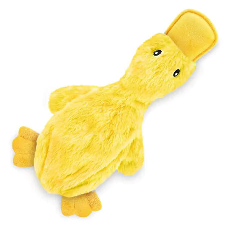 Pet Dog Toy Duck with Crinkle and Squeaker Noises