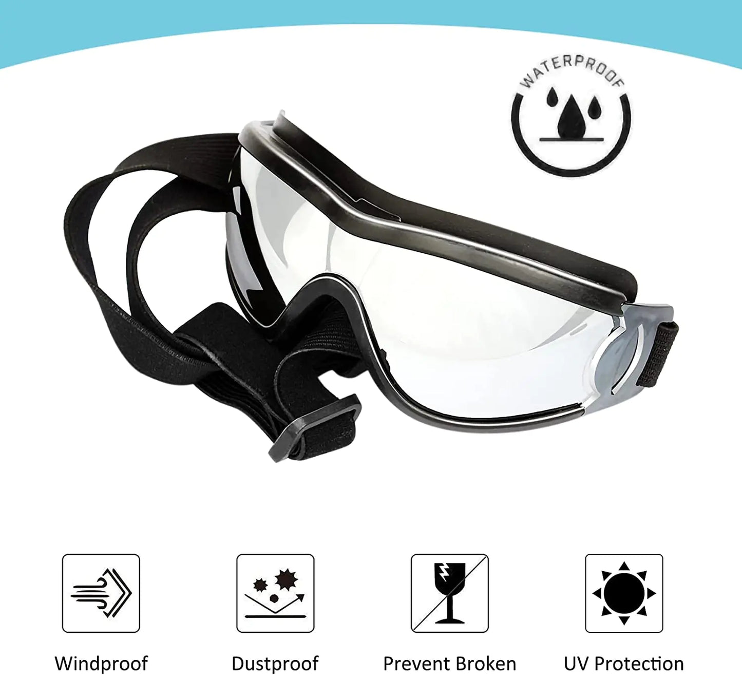 Shady Pooch Adjustable Dog Goggles