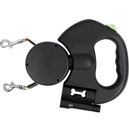 The Unchained Sniffer - Dual Retractable Leash