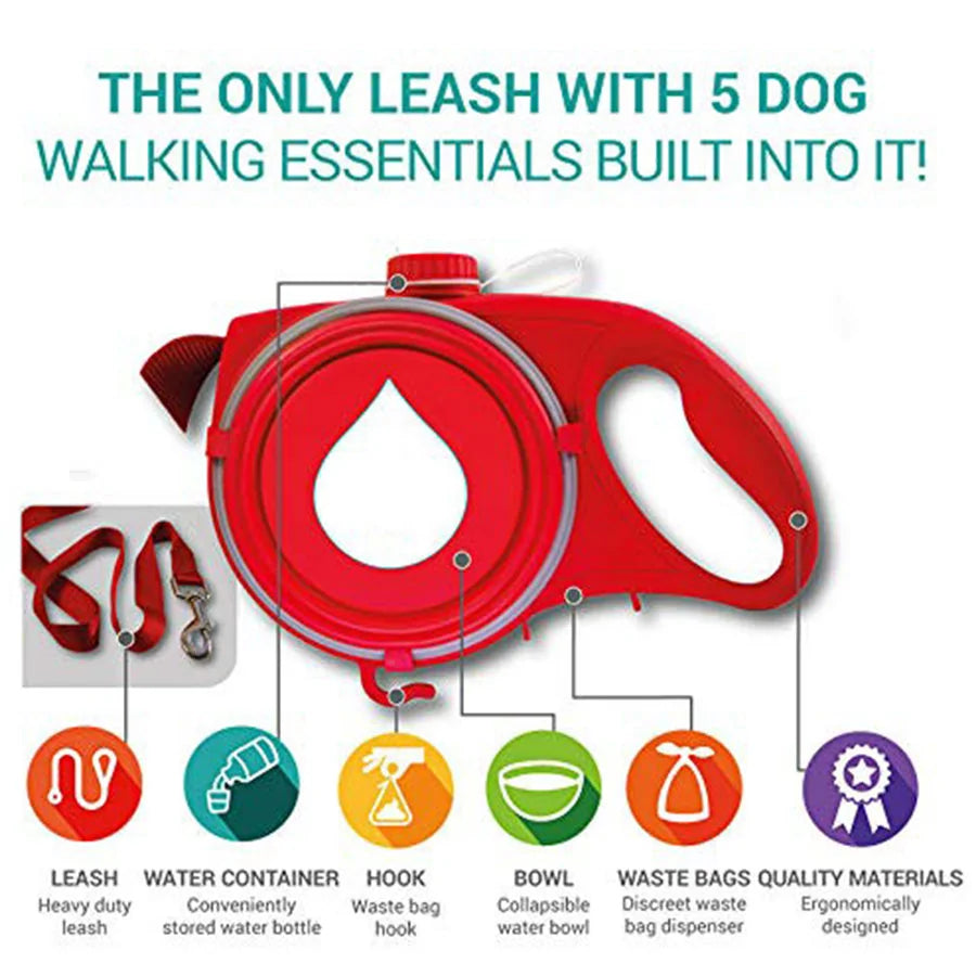 Walkies Wizard Retractable Leash